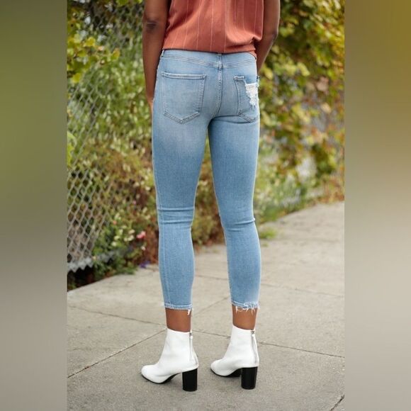 Agolde Sophie Crop Hi Rise Skinny Jean Limit 26 - Picture 8 of 8